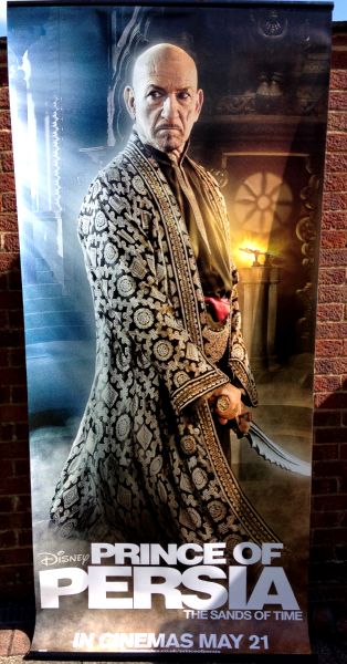 Cinema Banner: PRINCE OF PERSIA 2010 (Ben Kinglsey) Gemma Arterton Jake Gyllenhaal