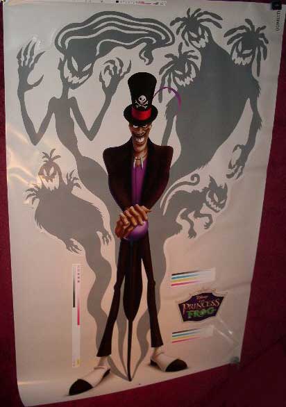 PRINCESS AND THE FROG, THE: Facilier Window Cling