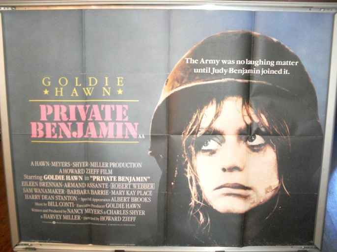 PRIVATE BENJAMIN: UK Quad Film Poster