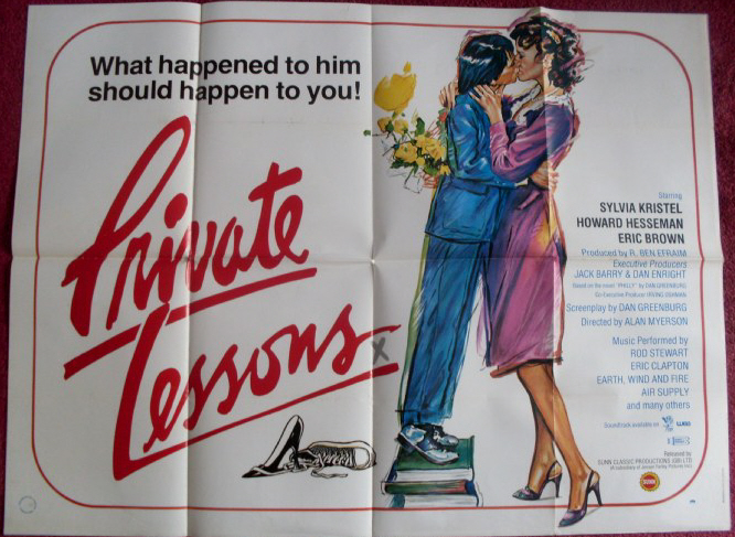 PRIVATE LESSONS: UK Quad Film Poster PRIVATE LESSONS: UK Quad Film Poster