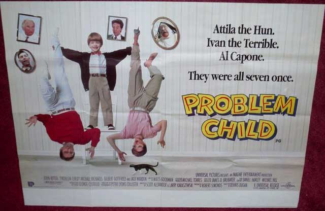 PROBLEM CHILD: UK Quad Film Poster PROBLEM CHILD: UK Quad Film Poster