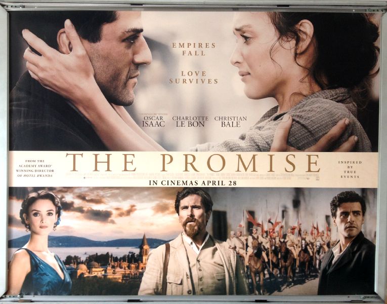 Cinema Poster: PROMISE, THE 2017 (Quad) Oscar Isaac Christian Bale