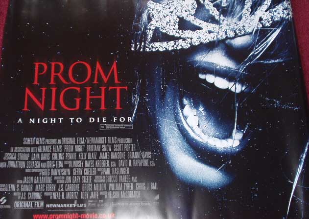 PROM NIGHT: Main UK Quad Film Poster