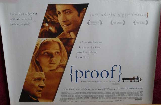 PROOF: Main UK Quad Film Poster