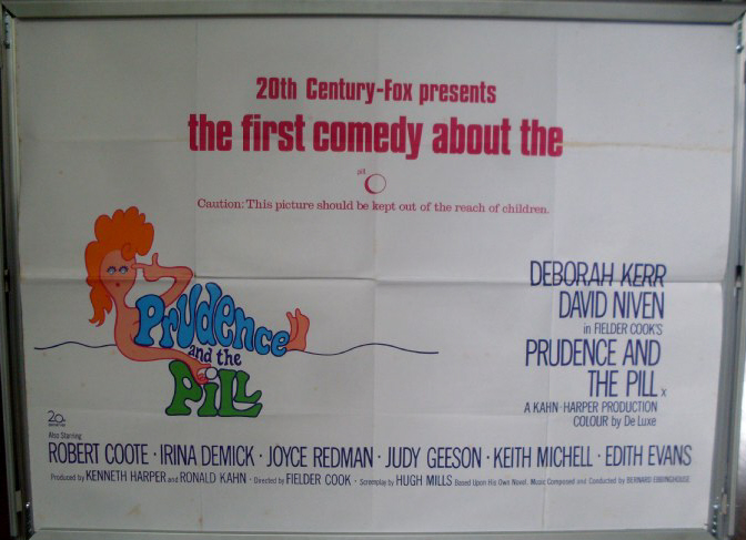 Cinema Poster: PRUDENCE AND THE PILL 1968 (Quad) Deborah Kerr David Niven