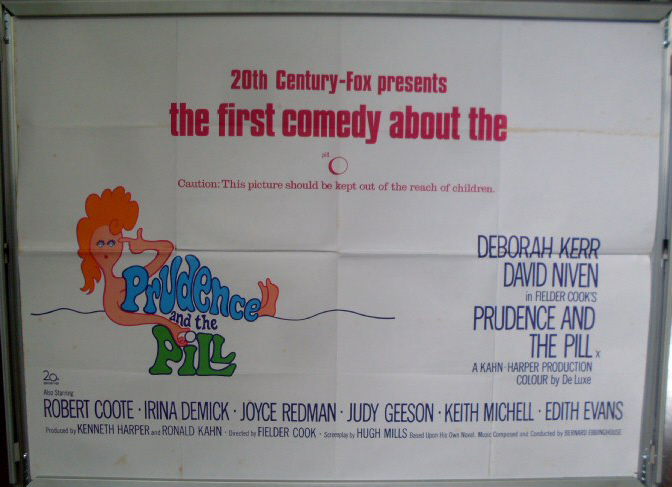 Cinema Poster: PRUDENCE AND THE PILL 1968 (Quad) Deborah Kerr David Niven Cinema Poster: PRUDENCE AND THE PILL 1968 (Quad) Deborah Kerr David Niven