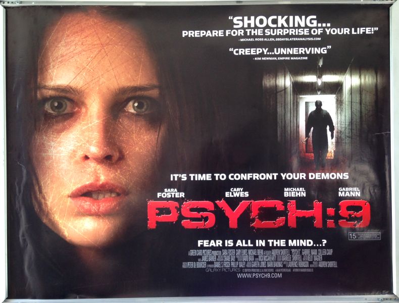 Cinema Poster: PSYCH:9 2010 (Quad) Sara Foster Cary Elwes Michael Biehn Cinema Poster: PSYCH:9 2010 (Quad) Sara Foster Cary Elwes Michael Biehn