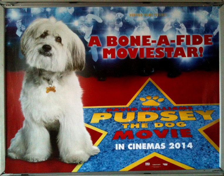 Cinema Poster: PUDSEY THE DOG THE MOVIE 2014 (Advance Quad) David Walliams