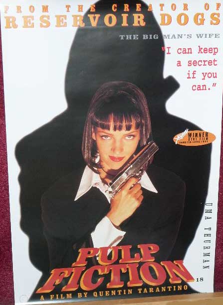 PULP FICTION: Uma Thurman/The Big Man's Wife Large Character Poster