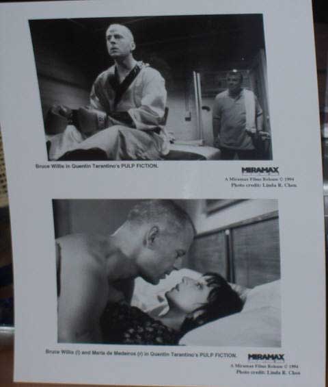 PULP FICTION: B/W Still (Bruce Willis) PULP FICTION: B/W Still (Bruce Willis)