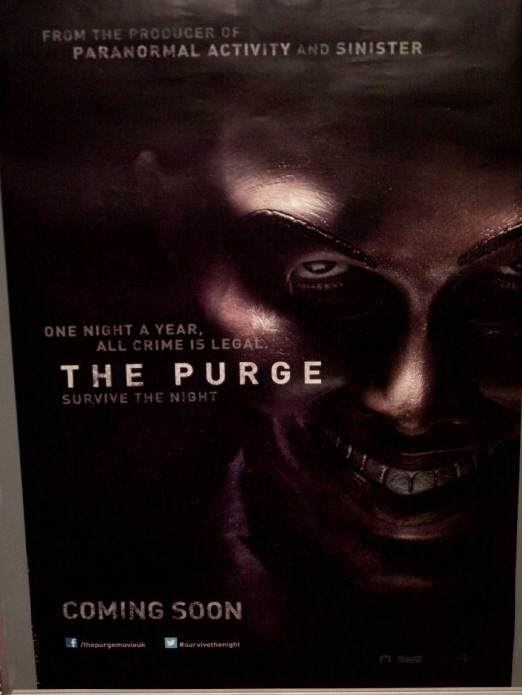 PURGE, THE: One Sheet Film Poster PURGE, THE: One Sheet Film Poster