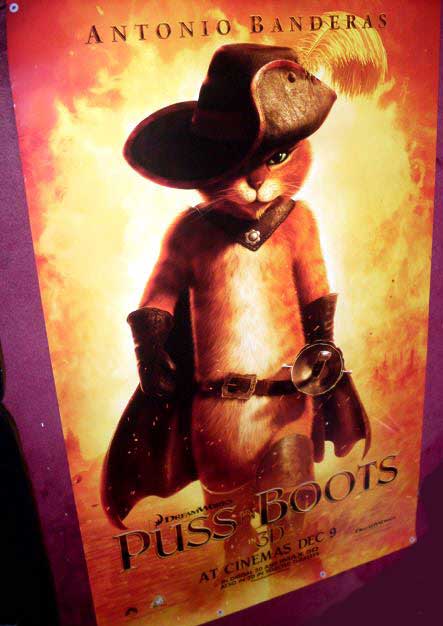 PUSS IN BOOTS: Cinema Banner PUSS IN BOOTS: Cinema Banner