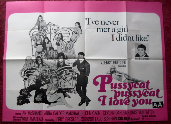 PUSSYCAT PUSSYCAT I LOVE YOU: UK Quad Film Poster