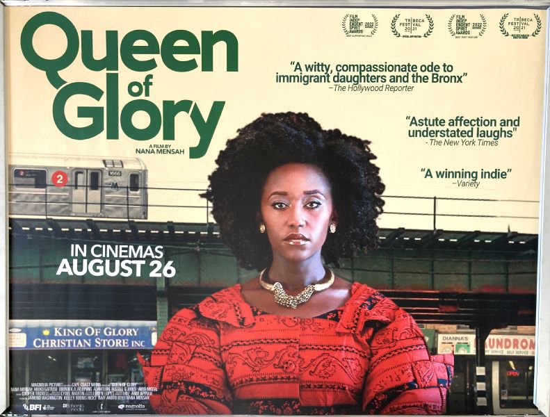 Cinema Poster: QUEEN OF GLORY 2022 (Quad) Nana Mensah Madeline Weinstein Cinema Poster: QUEEN OF GLORY 2022 (Quad) Nana Mensah Madeline Weinstein
