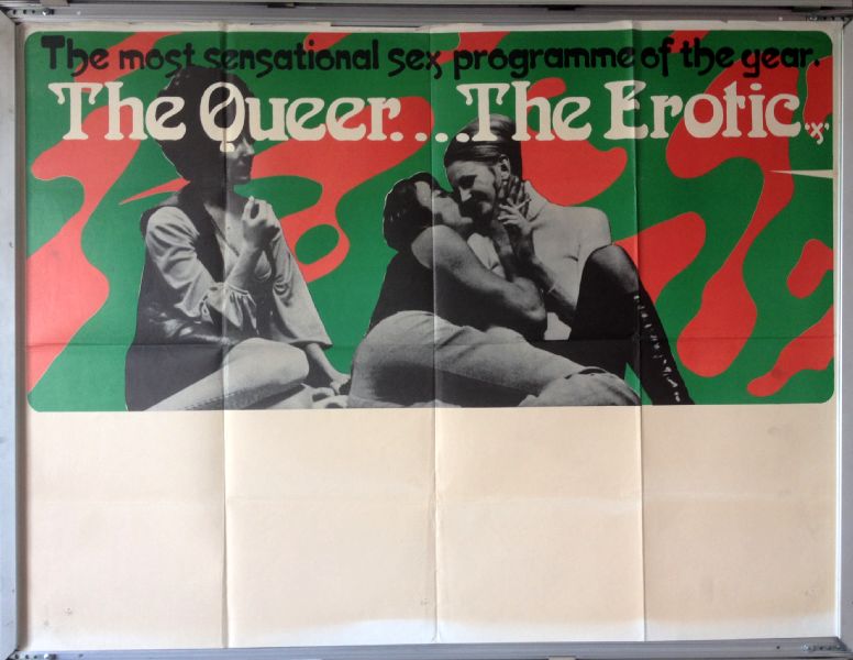 Cinema Poster: QUEER, THE EROTIC 1969 (Quad) Edmund Purdom Cinema Poster: QUEER, THE EROTIC 1969 (Quad) Edmund Purdom