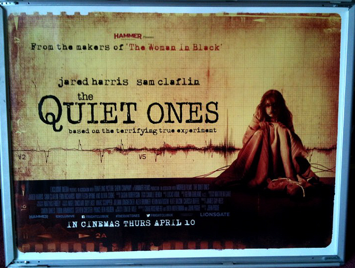 QUIET ONES, THE: Yellow UK Quad Film Poster QUIET ONES, THE: Yellow UK Quad Film Poster