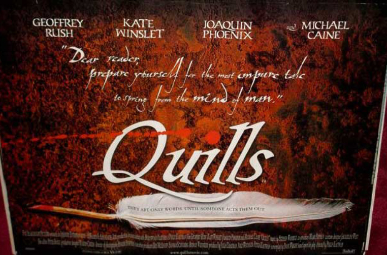 QUILLS: Advance UK Quad Film Poster QUILLS: Advance UK Quad Film Poster
