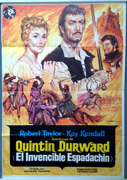 Cinema Poster: ADVENTURES OF QUENTIN DURWOOD 1955 (Spanish) Robert Taylor