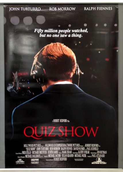 Cinema Poster: QUIZ SHOW 1994 (One Sheet) Ralph Fiennes John Turturro Cinema Poster: QUIZ SHOW 1994 (One Sheet) Ralph Fiennes John Turturro