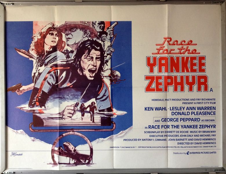 Cinema Poster: RACE FOR THE YANKEE ZEPHYR 1981 (Quad) Ken Wahl Lesley Ann Warren Donald Pleasence