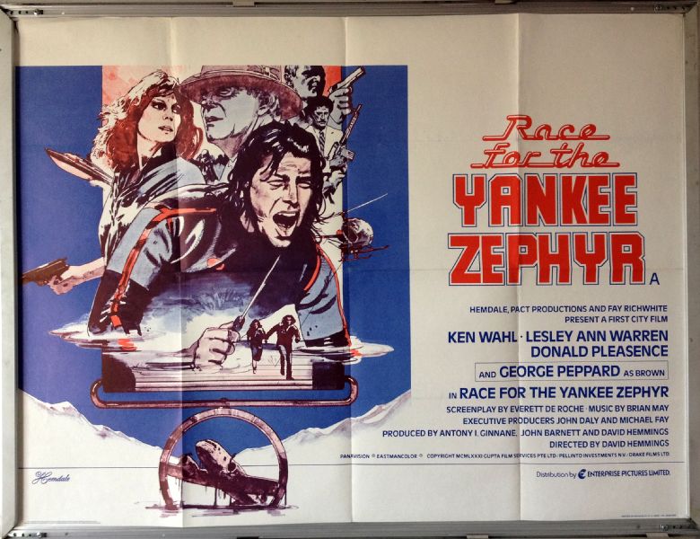 Cinema Poster: RACE FOR THE YANKEE ZEPHYR 1981 (Quad) Ken Wahl Lesley Ann Warren Donald Pleasence Cinema Poster: RACE FOR THE YANKEE ZEPHYR 1981 (Quad) Ken Wahl Lesley Ann Warren Donald Pleasence