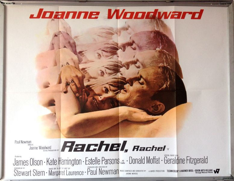 Cinema Poster: RACHEL RACHEL 1968 (Quad) Paul Newman Joanne Woodward