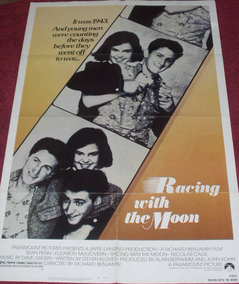RACING WITH THE MOON: Main One Sheet Film Poster RACING WITH THE MOON: Main One Sheet Film Poster