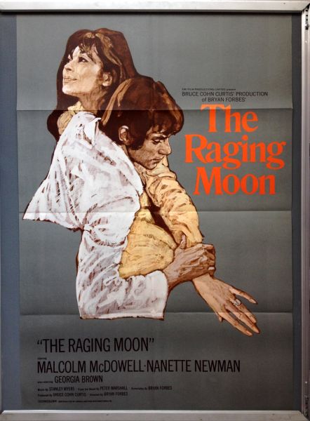Cinema Poster: RAGING MOON, THE 1970 (One Sheet) Malcolm McDowell Nanette Newman