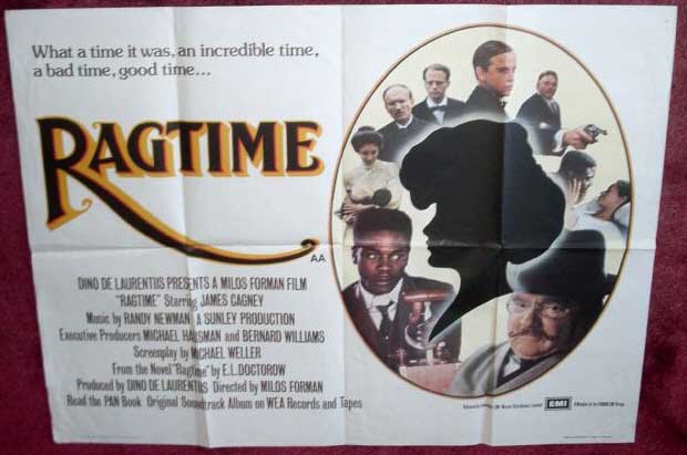 RAGTIME: UK Quad Film Poster RAGTIME: UK Quad Film Poster