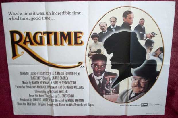 RAGTIME: UK Quad Film Poster