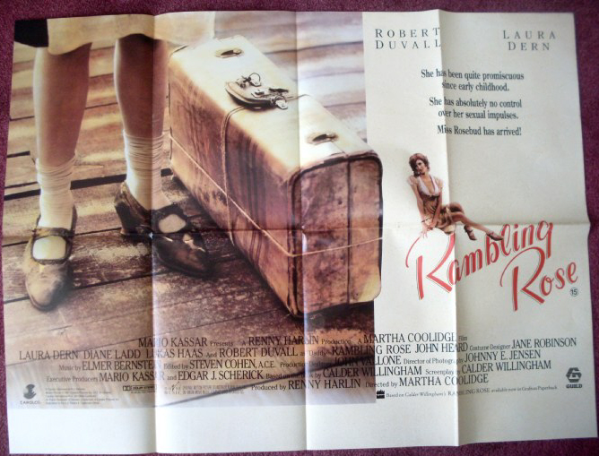 RAMBLING ROSE: UK Quad Film Poster RAMBLING ROSE: UK Quad Film Poster