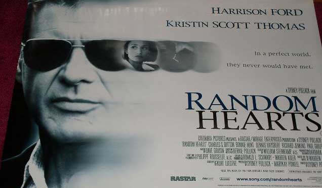 RANDOM HEARTS: Main UK Quad Film Poster RANDOM HEARTS: Main UK Quad Film Poster