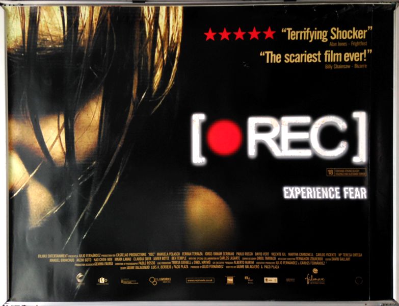 Cinema Poster: [REC] 2008 (Quad) Manuela Velasco Jaume Balaguer