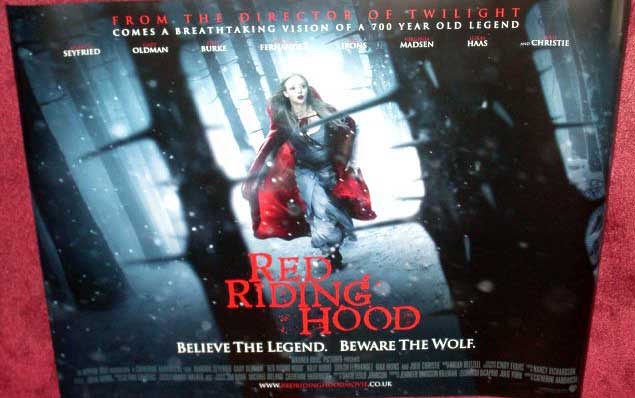 Cinema Poster: RED RIDING HOOD 2011 (Running Quad) Amanda Seyfried Cinema Poster: RED RIDING HOOD 2011 (Running Quad) Amanda Seyfried