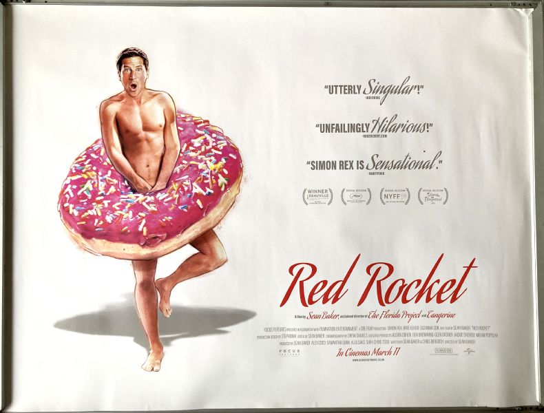 Cinema Poster: RED ROCKET 2021 (Quad) Simon Rex Bree Elrod Suzanna Son