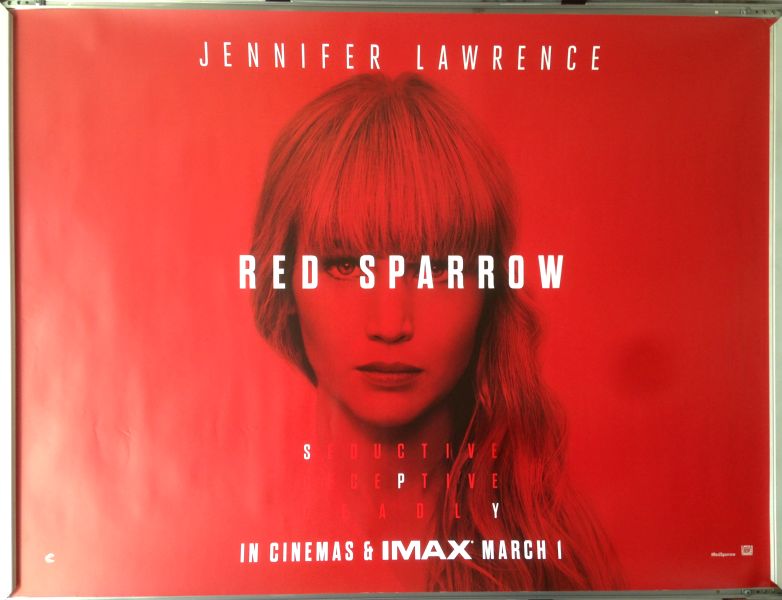Cinema Poster: RED SPARROW 2018 (Quad) Jennifer Lawrence Joel Edgerton Cinema Poster: RED SPARROW 2018 (Quad) Jennifer Lawrence Joel Edgerton