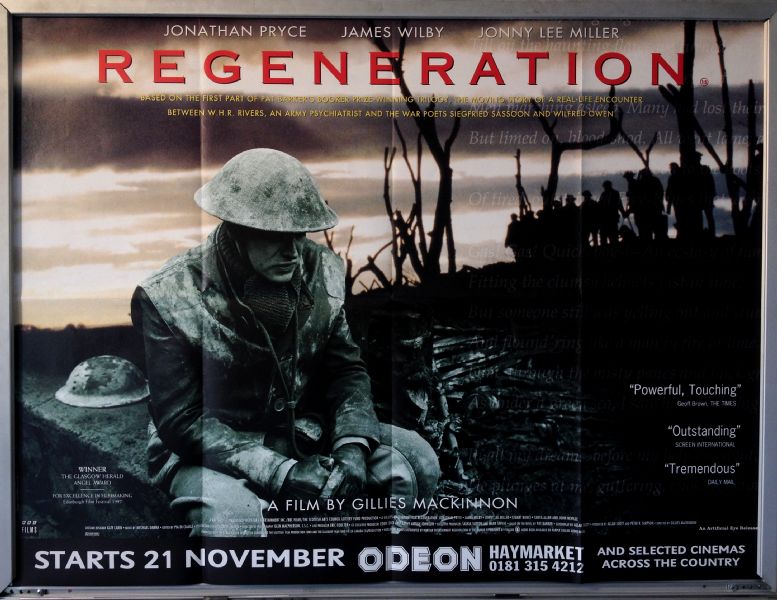 Cinema Poster: REGENERATION 1997 (Quad) Jonathan Pryce Jonny Lee Miller Cinema Poster: REGENERATION 1997 (Quad) Jonathan Pryce Jonny Lee Miller
