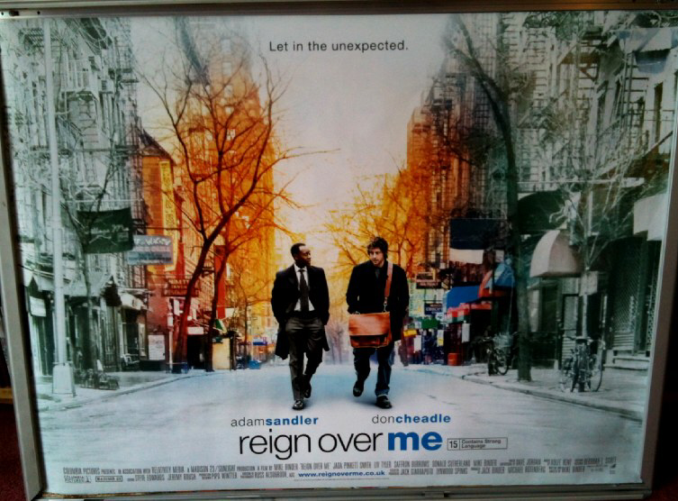 Cinema Poster: REIGN OVER ME 2007 (Quad) Adam Sandler Don Cheadle Cinema Poster: REIGN OVER ME 2007 (Quad) Adam Sandler Don Cheadle