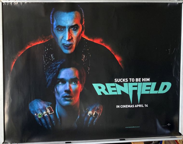 Cinema Poster: RENFIELD 2023 (Advance Quad) Nicholas Hoult Nicolas Cage Awkwafina Cinema Poster: RENFIELD 2023 (Advance Quad) Nicholas Hoult Nicolas Cage Awkwafina