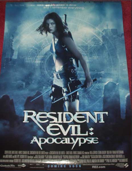 RESIDENT EVIL APOCALYPSE: Main One Sheet Film Poster