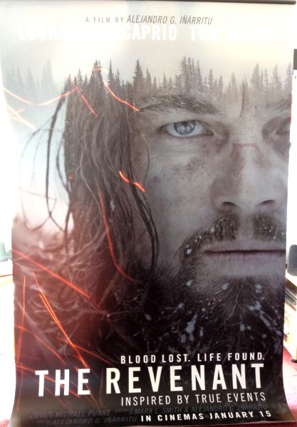 Cinema Banner: REVENANT, THE 2016 Leonardo DiCaprio Tom Hardy Will Poulter Cinema Banner: REVENANT, THE 2016 Leonardo DiCaprio Tom Hardy Will Poulter