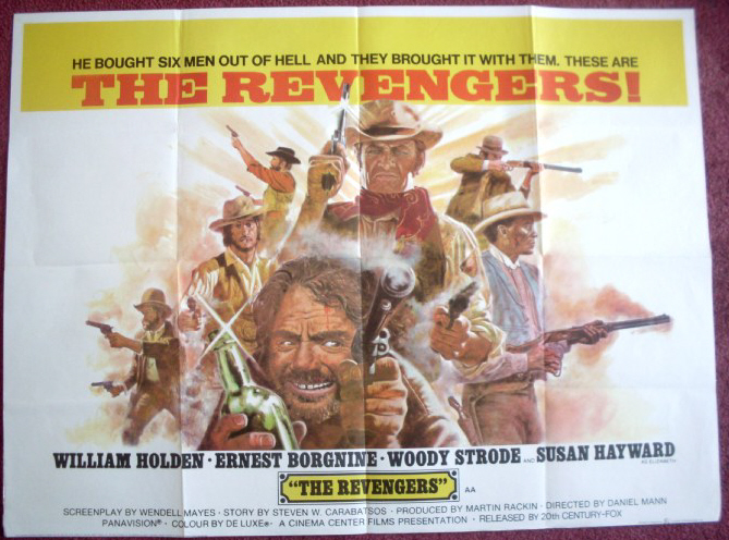 REVENGERS, THE: UK Quad Film Poster REVENGERS, THE: UK Quad Film Poster