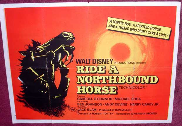 RIDE A NORTH BOUND HORSE: UK Quad Film Poster