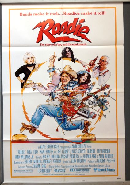 Cinema Poster: ROADIE 1980 (US One Sheet) Meat Loaf Alice Cooper Debbie Harry Cinema Poster: ROADIE 1980 (US One Sheet) Meat Loaf Alice Cooper Debbie Harry