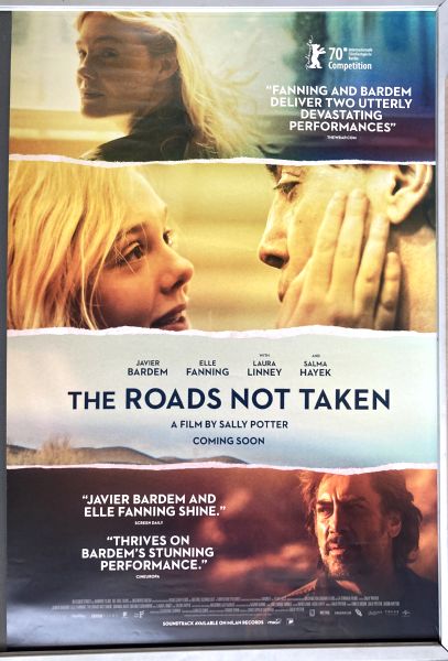 Cinema Poster: ROADS NOT TAKEN, THE 2021 (One Sheet) Javier Bardem Elle Fanning