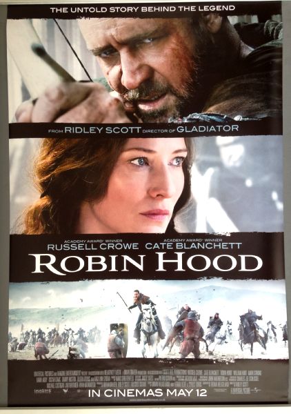 Cinema Poster: ROBIN HOOD 2010 (Final One Sheet) Russell Crowe Cate Blanchett Cinema Poster: ROBIN HOOD 2010 (Final One Sheet) Russell Crowe Cate Blanchett