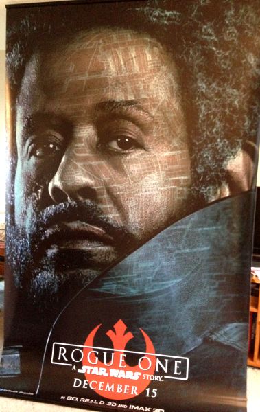 Cinema Banner: ROGUE ONE A STAR WARS STORY 2016 (Saw Gerrera) Forest Whitaker