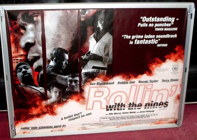ROLLIN' WITH THE NINES: Review UK Quad Film Poster ROLLIN' WITH THE NINES: Review UK Quad Film Poster