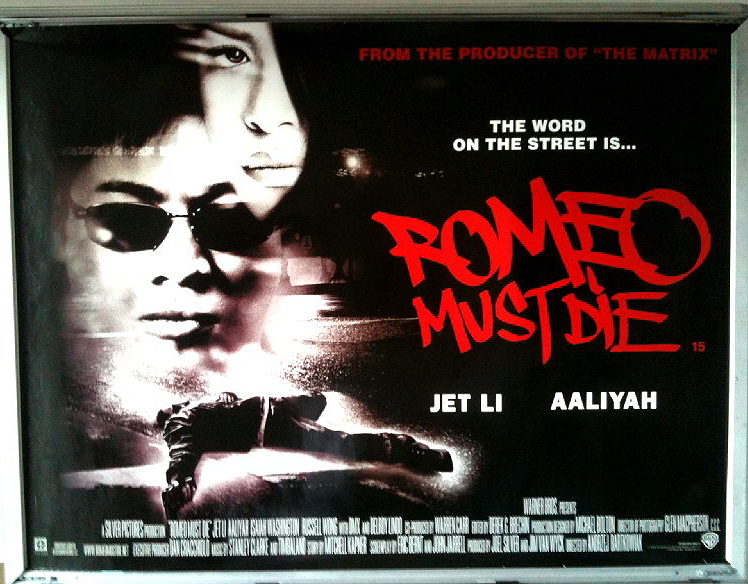 ROMEO MUST DIE: Main UK Quad Film Poster
