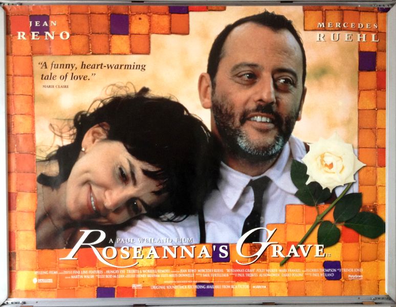 Cinema Poster: ROSEANNA'S GRAVE 1997 (Quad) Jean Reno Mercedes Ruehl